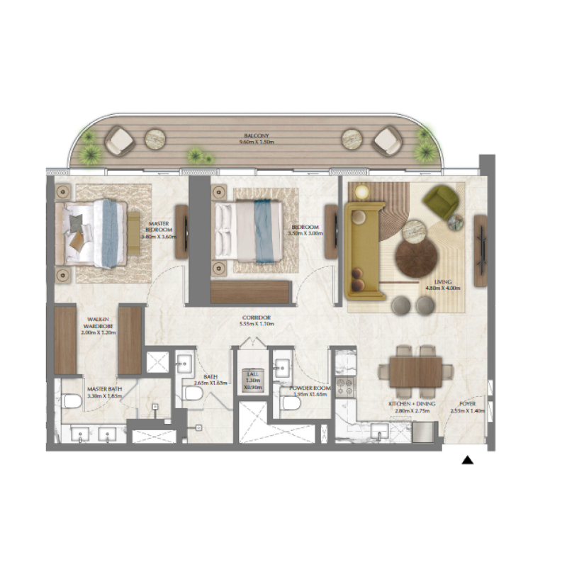 2 Bedroom